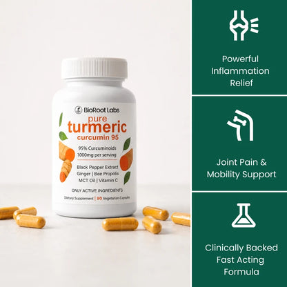 6-In-1 Turmeric Curcumin Capsules
